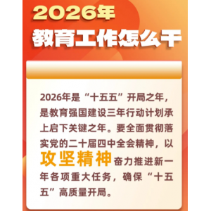 2026年全国教育工作会议落幕 部署八大任务护航“十五五”教